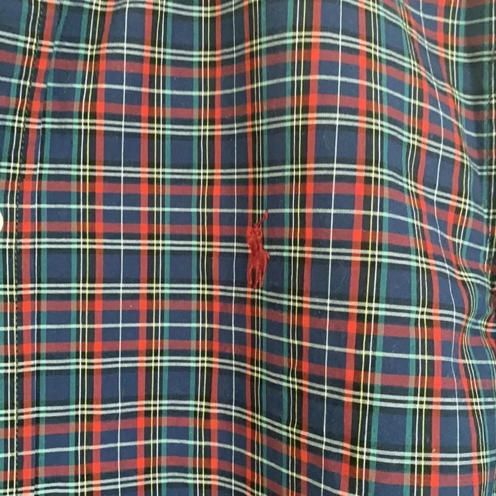 NWT Boys Plaid Ralph Lauren Button Down